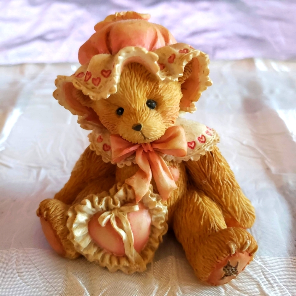 Enesco Your Friendship Makes My Heart Sing Cherished Teddies 916315 Figurine